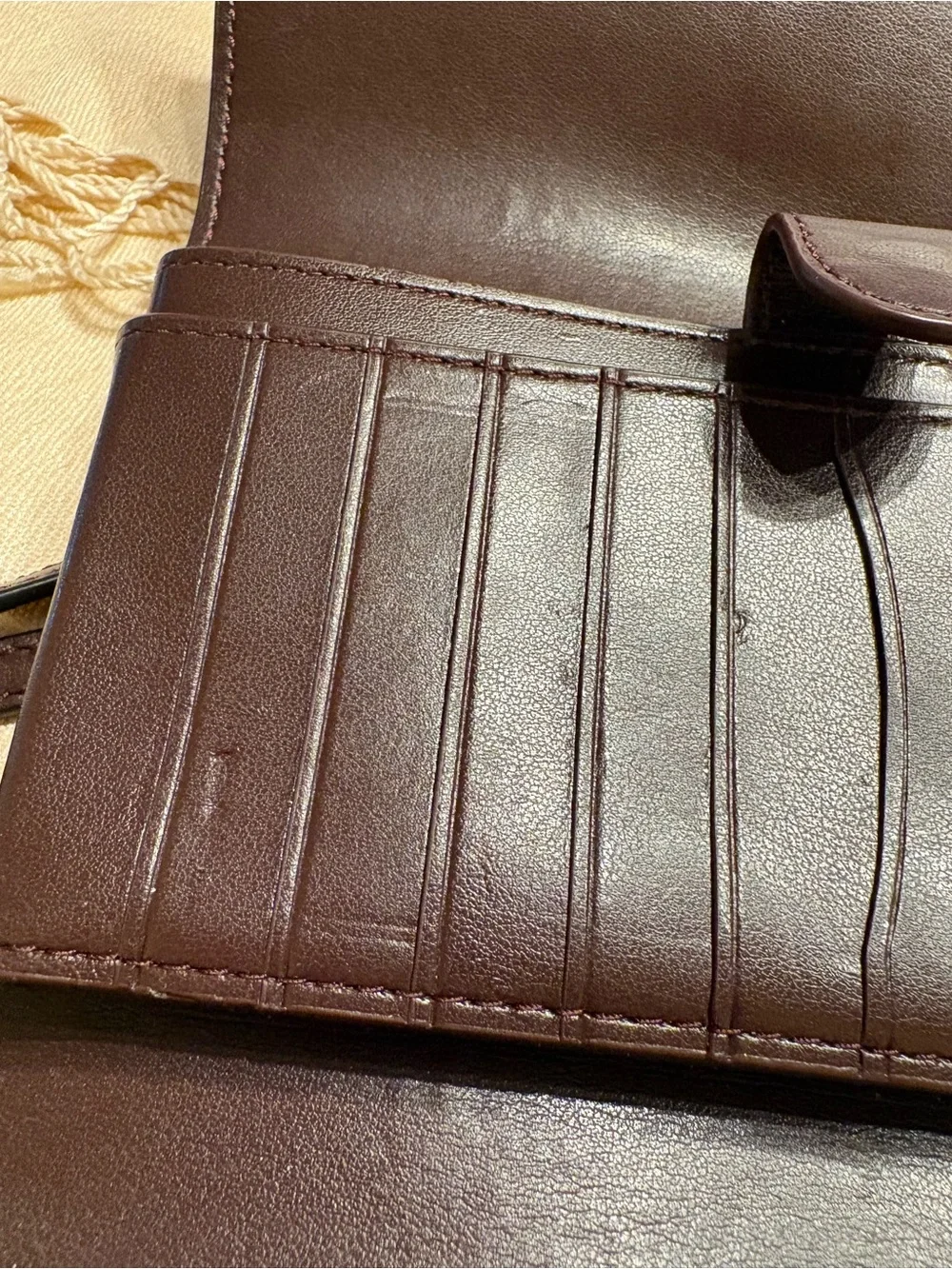 Coach smooth leather